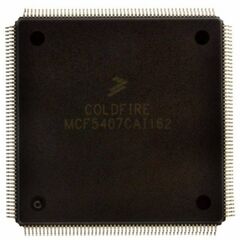 MCF5307CAI66B, микроконтроллер coldfire mcf5xxx ядро risc 32-бит 0.35мкм 66мгц 3.3в 208-pin fqfp лоток