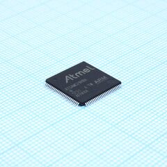 ATSAMC21N18A-ANT, микроконтроллер microchip ядро arm cortex-m0+ 48мгц tqfp-100