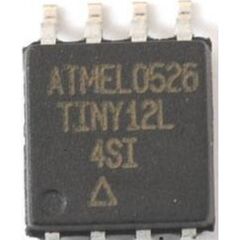 ATTINY12L-4SU, микроконтроллер avr 1k-флэш-память/ 32-озу/ 64-эппзу электропитание 2.7-5.5 в