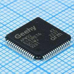 APM32E103RET6, микроконтроллер 32-бит ядро arm cortex-m3, 512кб флэш-память, 128кб озу, шины 3xspi, 2xi2s, 2xi2c, 3+2xu(s)art, 2xcan 2.0, 1xusb питание 2...3.6в, -40°с...+85°c, lqfp64
