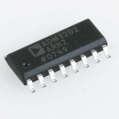 ADM3202ARNZ, быстродействующие, двухканальные компоненты интерфейса rs232/v.28