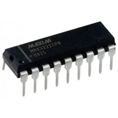 MAX3222CPN+, интерфейс rs-232 250 кбит/сек uпит=3-5.5v 0.3ma 4х0.1мкф 0...+70c