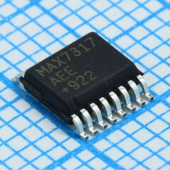 MAX7317AEE+T, расширитель шины spi 26мгц 3.6в 16-pin qsop лента на катушке