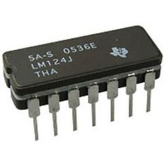 LM124J, операционный усилитель счетверенный основного применения ±16в/32в