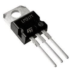 LM317T, регулируемый стабилизатор с низким падением напряжения положительной полярности, 1.2 в-37 в, 1.5 а