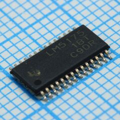 LM5175PWPT, шим контроллер dc/dc одиночный выход понижающий/повышающий 600кгц 28-pin htssop ep лента на катушке
