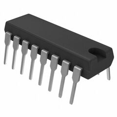 MCP3304-CI/P, 13-ти разрядный ацп электропитание 2.7в 4-х канальный шина spi 16dip