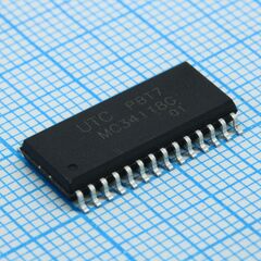 MC34118G-S28-R, усилитель микрофонный с регулируемым усилением и отключением звука, аттенюатор передачи и приема двухканальный