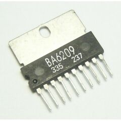 BA6209, двунаправленный драйвер реверсных электродвигателей 18в/1.6а, 2.2вт