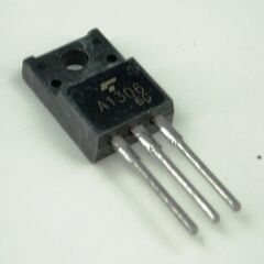 2SA1306 Y, биполярный транзистор, pnp, 160 в, 1.5 а, 20 вт (комплементарная пара 2sc3298)