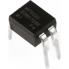 IRFD220PBF, транзистор полевой n-канальный 200в 0.8а 1.3вт, 0.8 ом