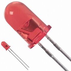 HLMP-3316, светодиод 5мм/красный/626нм/24.8-60мкд/прозрачный/35°