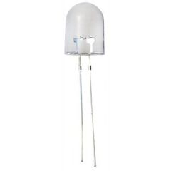 ARL2-10203UBC-12V, светодиод 10мм/синий/465нм/2000-4000мкд/прозрачный/20°/встроенный резистор на 12v