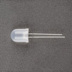 ARL-10603UWW-2CD, светодиод 10мм/белый/6000к/1000-2000мкд/белый матовый/60°