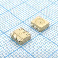 KAAF-5060QBDSURKZGCT, светодиод smd 5х6мм/красный/630нм/180-350мкд - зеленый/525нм/280-650мкд/синий/470нм/110-250мкд/прозрачный/100°