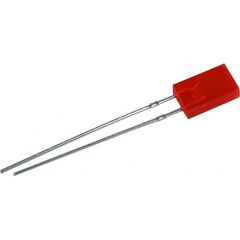 L-513HDT, светодиод 2,5х5мм/красный/660нм/0.5-1мкд/110°