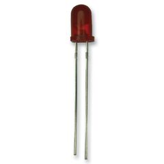 L-53ID-5V, светодиод 5мм/красный/625нм/8-25мкд/60°/встроенный резистор/5v