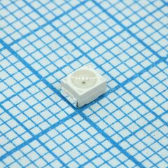 KA-3528CGCKT, светодиод smd 3,5х2,8мм/зеленый/570нм/40-100мкд/прозрачный/120°