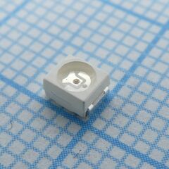 KA-3528SGS, светодиод smd 3,5х2,8мм/зеленый/568нм/10-25мкд/прозрачный/120°