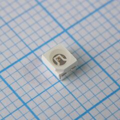 FYLS-3528URC, светодиод smd 3,5х2,8мм/красный/625нм/600мкд/прозрачный/120°