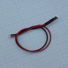 Led 3mm White - 12V (с провод.), светодиод 3мм/белый/3000мкд/12v с проводом
