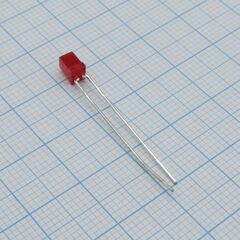 L-704HD, светодиод 3х3мм/красный/660нм/0.5-1мкд/110°