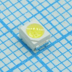KA-3528QWS-D, светодиод smd 3,5х2,8мм/белый/500-900мкд/прозрачный/120°