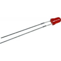 L-1344HD, светодиод 3мм/красный/700нм/1.3-5мкд/60°