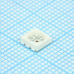 KAAF-5050RGBS-13, светодиод smd 5х5мм/красный/625нм/1000-1400мкд - зеленый/525нм/1300-2000мкд/синий/470нм/300-420мкд/прозрачный/120°/30-50ма