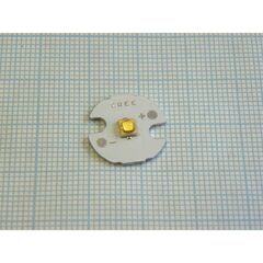 LED 10W на плате теплый белый, 10w 600lm 3-3.6v 1.5a 3000k плата cree