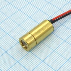 LM9R-cross-5V, лазерный модуль 9мм, крест красный, 5в 650нм 5мвт