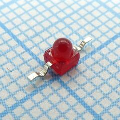 KM-27ID-08, светодиод smd 2,21х2,21мм/красный/625нм/7-30мкд/40°