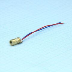 LM6R-dot-5V, лазерный модуль 6мм, точка красная, 5в 650нм 5мвт