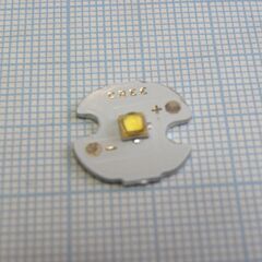 LED 10W на плате холодный белый, 10w 600lm 3-3.6v 1.5a 6000k плата cree