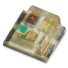 KPTF-1616RGBC-13, светодиод smd 1,6х1,6мм/красный/625нм/200-360мкд - зеленый/525нм/500-750мкд - синий/470нм/80-140мкд/прозрачный/120°