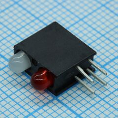 553-0181F, светодиодный модуль двухуровневый двухцветный синий/красный 428нм/650нм 4 вывода россыпь