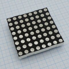 FYM-23881BUG-11, матричный индикатор 60,2мм/8x8/зеленый/570нм/60-80мкд/оа