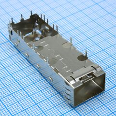 L-KLS12-SFP+05, аксессуар для разъема кожух sfp+ прямоугольный серебристый никелевый лоток