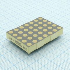 TBC20-22EGWA, матричный индикатор 50мм/5x7/красный/625нм/4.7-12мкд - зеленый/568нм/4.7-16мкд/ок