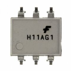 H11AG1SR2M, оптоизолятор 7.5кв транзисторный выход c выводом базы 6smd