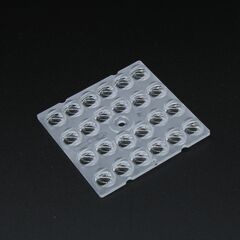 ALST50D24LEDT3M, групповая квадратная линза на 24 светодиода 3030/2835 эфф=93%, диаграмма t3m, 50x50mm h:3.79mm, pc