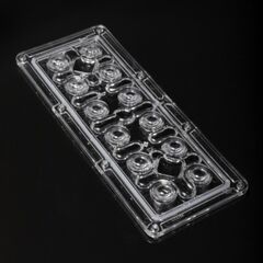 CS16511_HB-IP-2X6-G2-W, групповая линза 2x6 на 12 светодиодов 60° , эфф=94%, 172x71x8,2mm