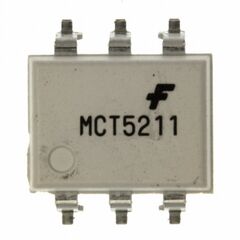 MCT5211SR2M, оптоизолятор 7.5кв транзисторный выход c выводом базы 6smd