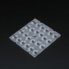ALST50D24LEDT2M-B, групповая квадратная линза на 24 светодиода 3030/2835 эфф=93%, диаграмма t2m-b, 50x50mm h:3.9mm, pc