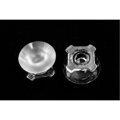 ALS21D30G, линза с клеевой основой для светодиода 3535/3030, эфф=93%, ~30°, 21.58 mm h:11.4mm, pmma