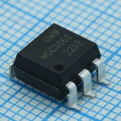 MOC3023S-TA1, оптопара симисторная 5кв 6smd