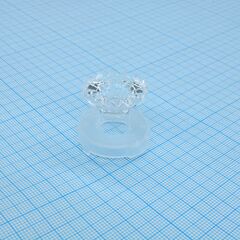 ALCLL031, линза свеча, 300°, d=30.27mm h:22.56mm, pmma