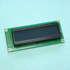 WH1602C-REI-CTV#, жки знакосинтезирующий 16 x 2, istn негативный/прозрачный светодиодная подсветка красная, размеры 85x36 мм, видимая область 56.2x11.5 мм, питание 5в, -20...70°c