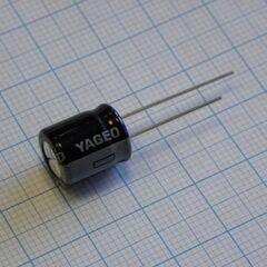 TKR221M1HGBCM, конденсатор радиальный 220мкф 50в 10*12.5 -55°+105°