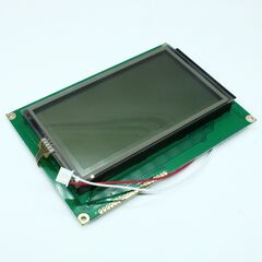 WG240128B-TFH-VZ#020, жки графич, 240 x 128, fstn positive/transfl, подсв. led белая, vdd = 5v, 6 o`cl, -20...+70c, в сборе с сенсором